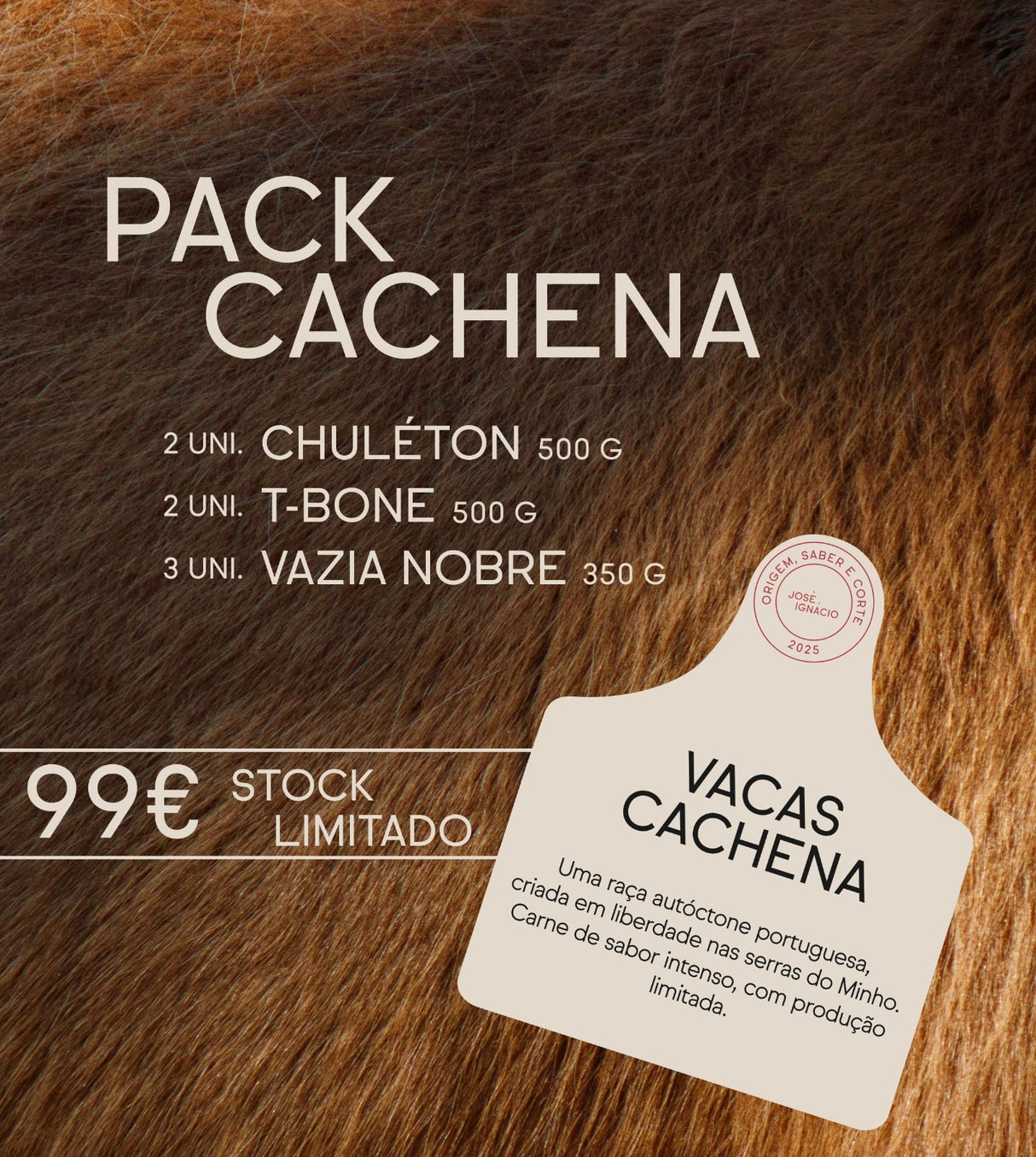 Pack Cachenas ~3Kg - Edição Limitada - José Ignácio - Talho Online