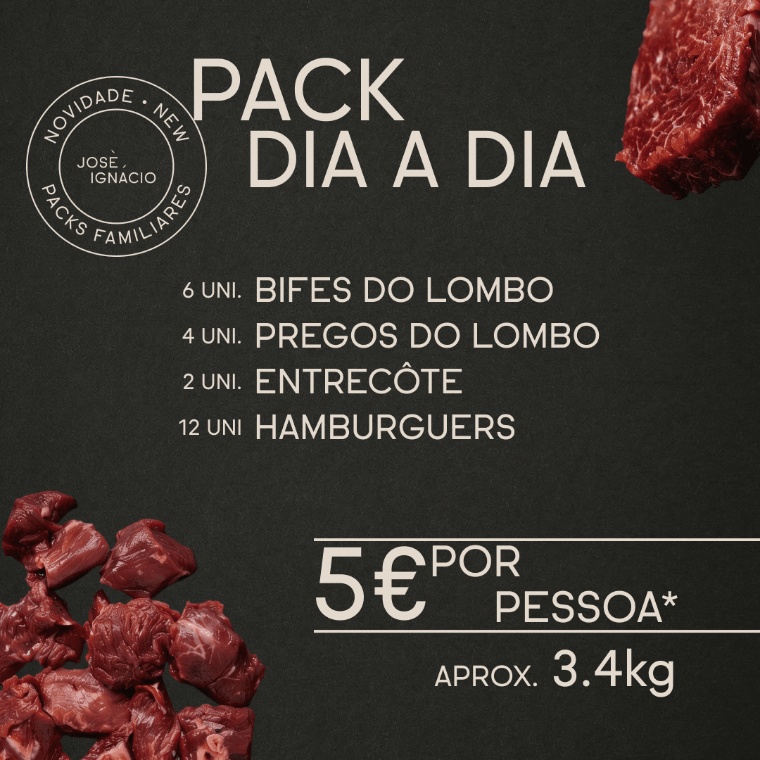 Pack Dia a Dia ~3,4KG - José Ignácio - Talho Online