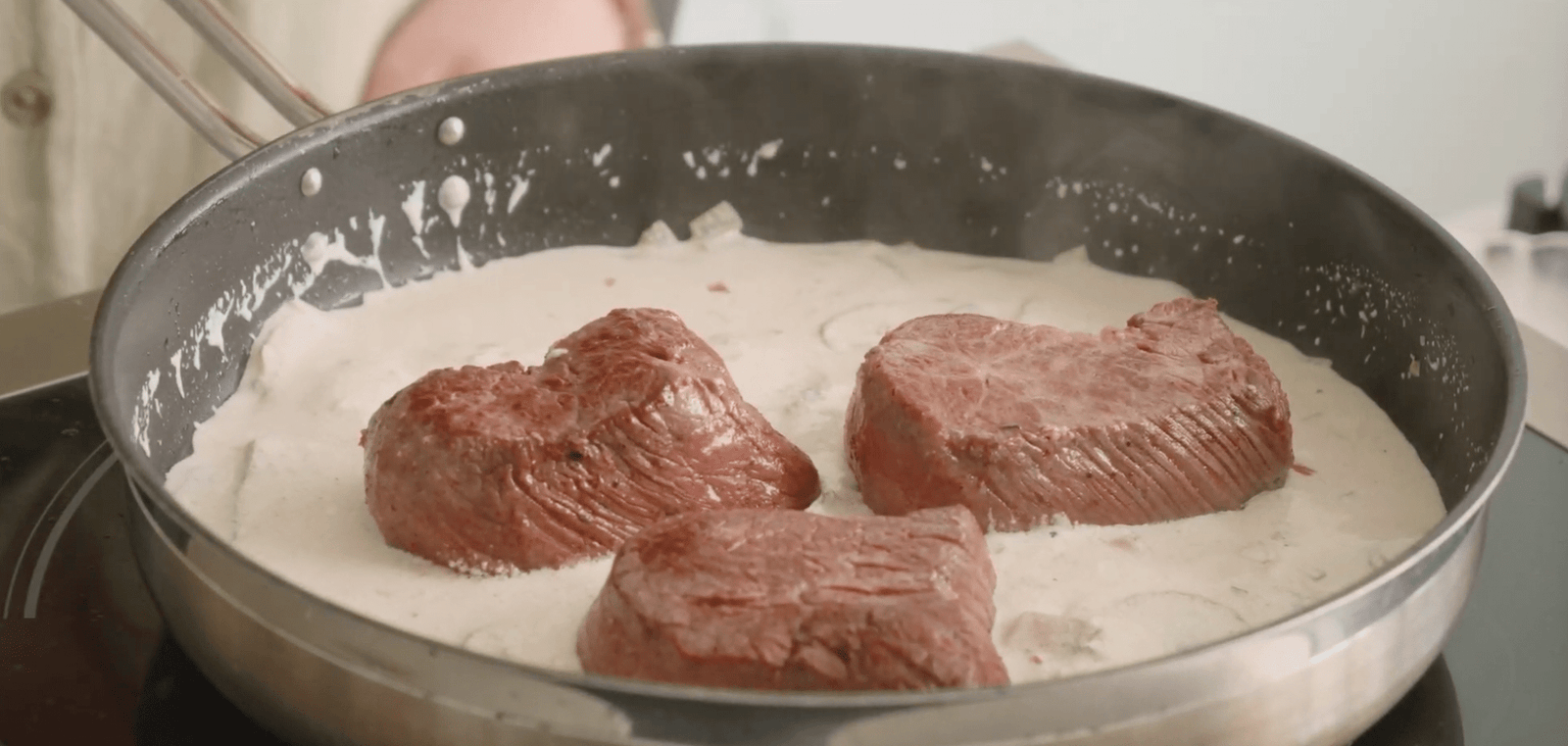 Receita: Bifes do Lombo com molho de Cogumelos - José Ignácio