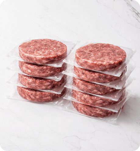 Hamburgueres de Vaca | 8 X 140g - José Ignácio - Talho Online
