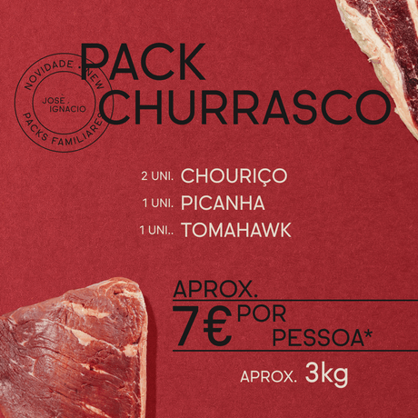 Pack Churrasco | ~ 3kg - José Ignácio - Talho Online