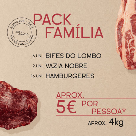 Pack Familia | ~ 4kg - José Ignácio - Talho Online